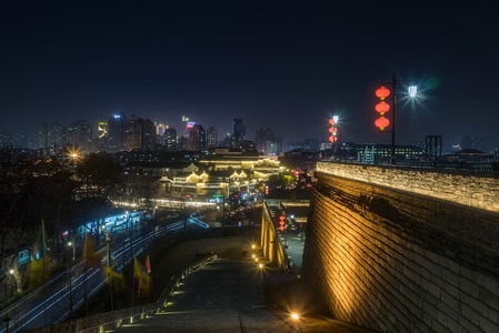 夜景-老城区-色彩-情怀-风光 图片素材