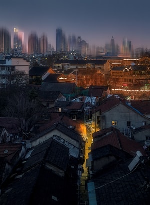 街区-风光-光影-夜景-色彩 图片素材