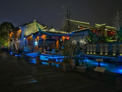老门东-手机-建筑-房屋-夜景 图片素材