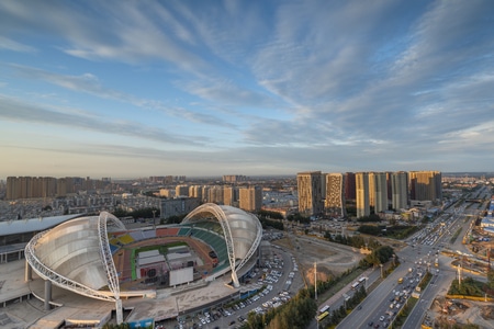 建筑-城市-70周年城市-70周年摄影大赛-体育馆 图片素材