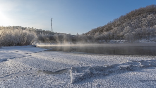 自然景观-冰雪大世界-我的2019-风景-雾凇 图片素材