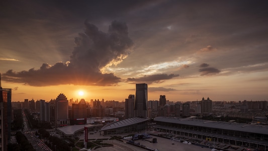 城市天际线-城市依旧-建筑-城市-城市风光 图片素材