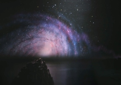 银河-展览中心-银河-星汉-星空 图片素材
