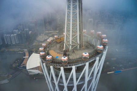 我的2019-城市-风光-俯瞰-广州 图片素材
