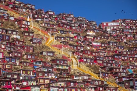 摄影-旅拍-色达-风景-色达 图片素材