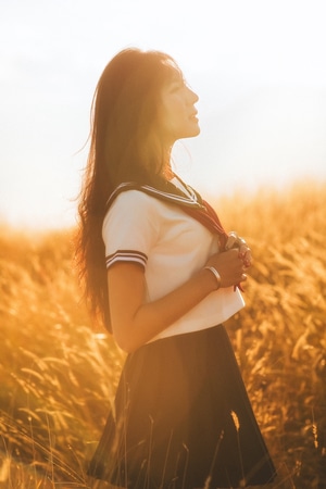 美女-大理-新海诚-少女写真-漫画 图片素材