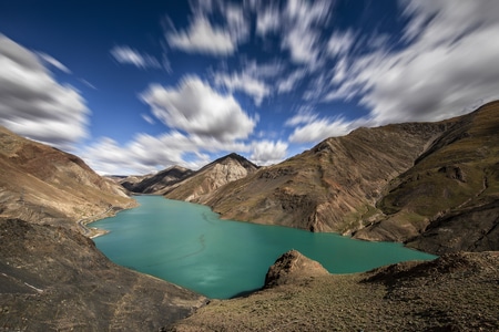 旅行-阿里-自驾-湖-满拉水库 图片素材