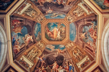 旅行-意大利-梵蒂冈-梵蒂冈博物馆-光影 图片素材