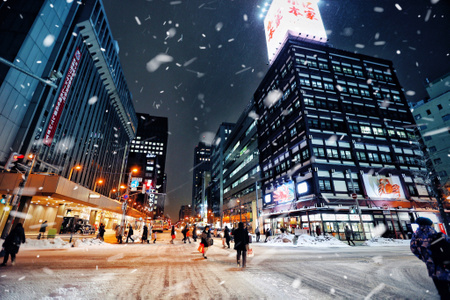 雪世界-我要上封面-旅行-日本-北海道 图片素材
