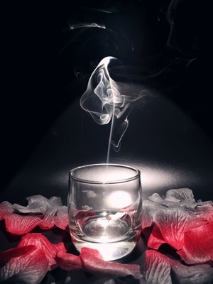 静物-烟雾-烟雾-杯子-玻璃杯 图片素材