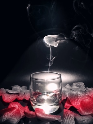 静物-烟雾-烟雾-杯子-玻璃杯 图片素材