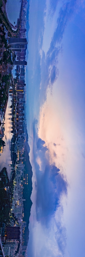 日落-夏天-海沧-建筑-厦门 图片素材