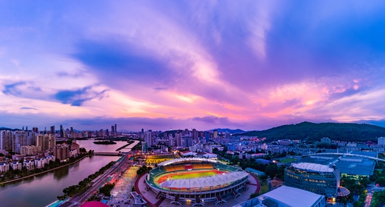 城市夜景-夜景-建筑-风光-厦门 图片素材