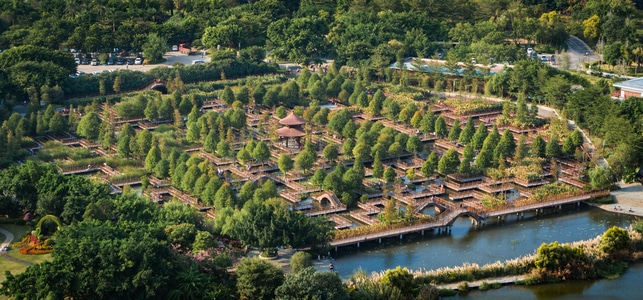 公园-五缘湾-海湾-风景-风光 图片素材