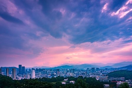 色彩-风光-风景-城市风光-爬山 图片素材