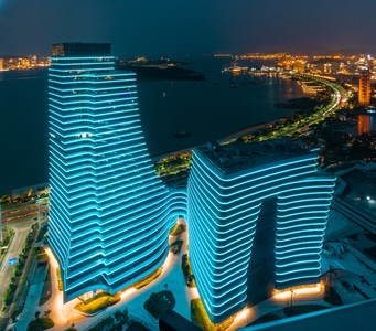 建筑-厦门-城市风光-城市-蓝调 图片素材