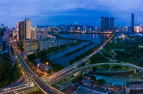 风光-厦门-城市风光-夜景-城市夜景 图片素材