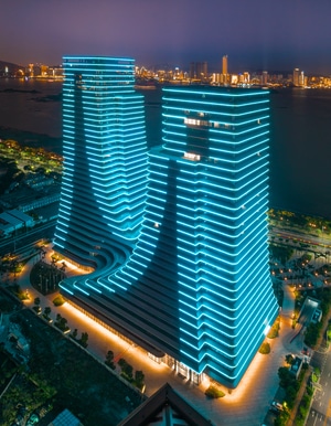 建筑-厦门-城市风光-城市-蓝调 图片素材
