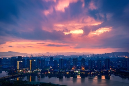 风光-色彩-城市风光-厦门-夜景 图片素材