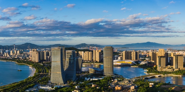 城市-建筑-夏天-风光-色彩 图片素材