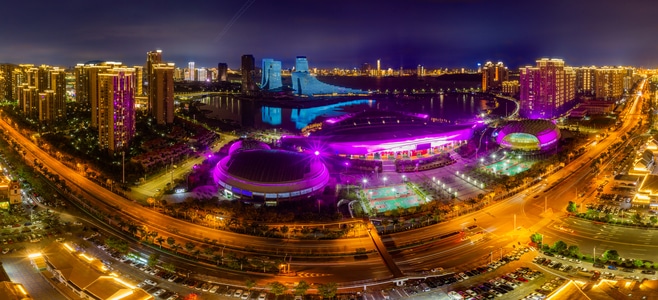 全景-夜景-城市夜景-风光-色彩 图片素材