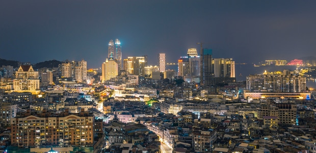 城中村-夜景-城市夜景-建筑-你好2020 图片素材