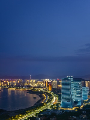 夜景-城市夜景-风光-色彩-蓝调 图片素材