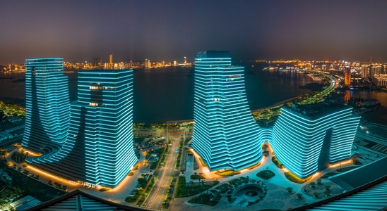 建筑-厦门-城市风光-城市-蓝调 图片素材
