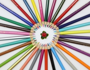 彩色-笔-铅笔-画笔-笔 图片素材