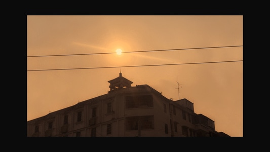 情绪-天空-夕阳-光影-海 图片素材