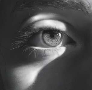 绘画-素描-眼睛-眼睛-睫毛 图片素材