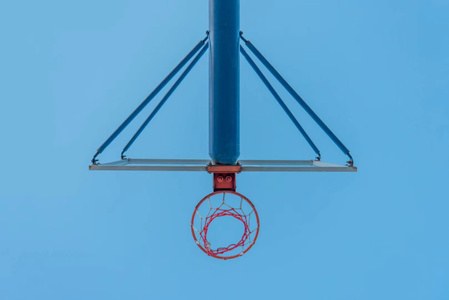 旅行去-东莞市-马路-篮框-篮球架 图片素材