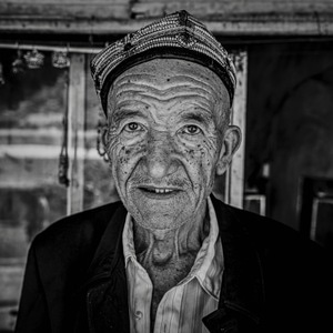 维吾尔族-喀什-新疆-人文-老人 图片素材