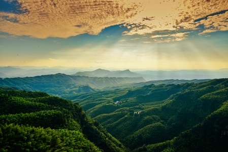 长宁-风光-光影-山-山峰 图片素材