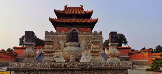 旅行-7日打卡挑战-手机摄影-风景-清西陵 图片素材