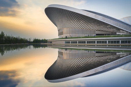 城市风光-城市建筑-成都露天音乐公园-露天音乐公园-音乐公园 图片素材