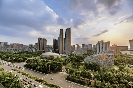 城市风光-城市建筑-城市风光-城市-高楼 图片素材