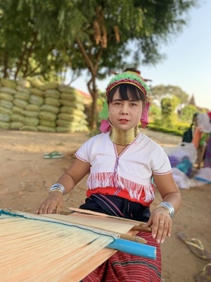 手机摄影-环球旅行-缅甸-游记-长颈族 图片素材