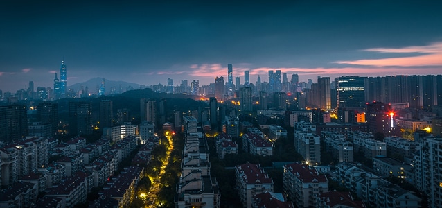 城市-弱光-风景-城市-城市风光 图片素材