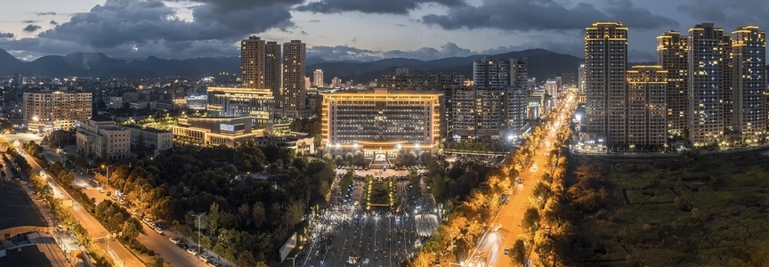 城市-风光-旅行-夜景-大厦 图片素材