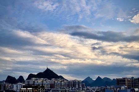 桂林市-苹果手机-城市风光-我的六月-城市 图片素材