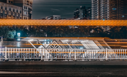 路灯-轨道交通-南宁-地铁-地铁口 图片素材