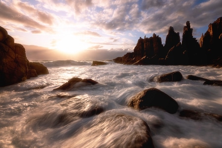 壮观-流水-自然-风光-海景 图片素材