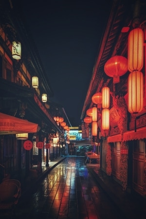 我的2019-手机摄影-夜景-夜景-古建筑 图片素材
