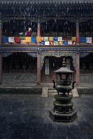 人像-宗教-建筑-雨雪-人文 图片素材