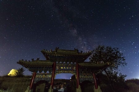 星空-长爆-星空-夜景-风景 图片素材