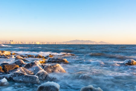 冬季-大海-风景-大海-海 图片素材