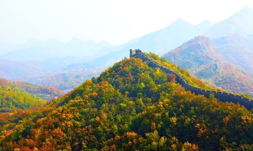 原创-野长城-山峰-风景-风光 图片素材
