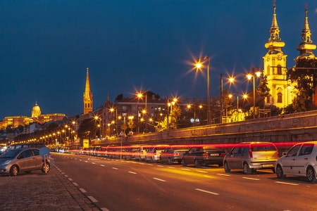 城市-夜-光-布达佩斯-城市 图片素材