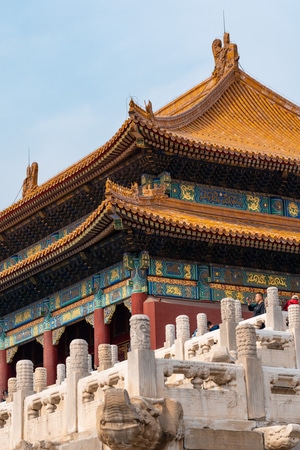 北京-秋天-故宫-人像-北京 图片素材